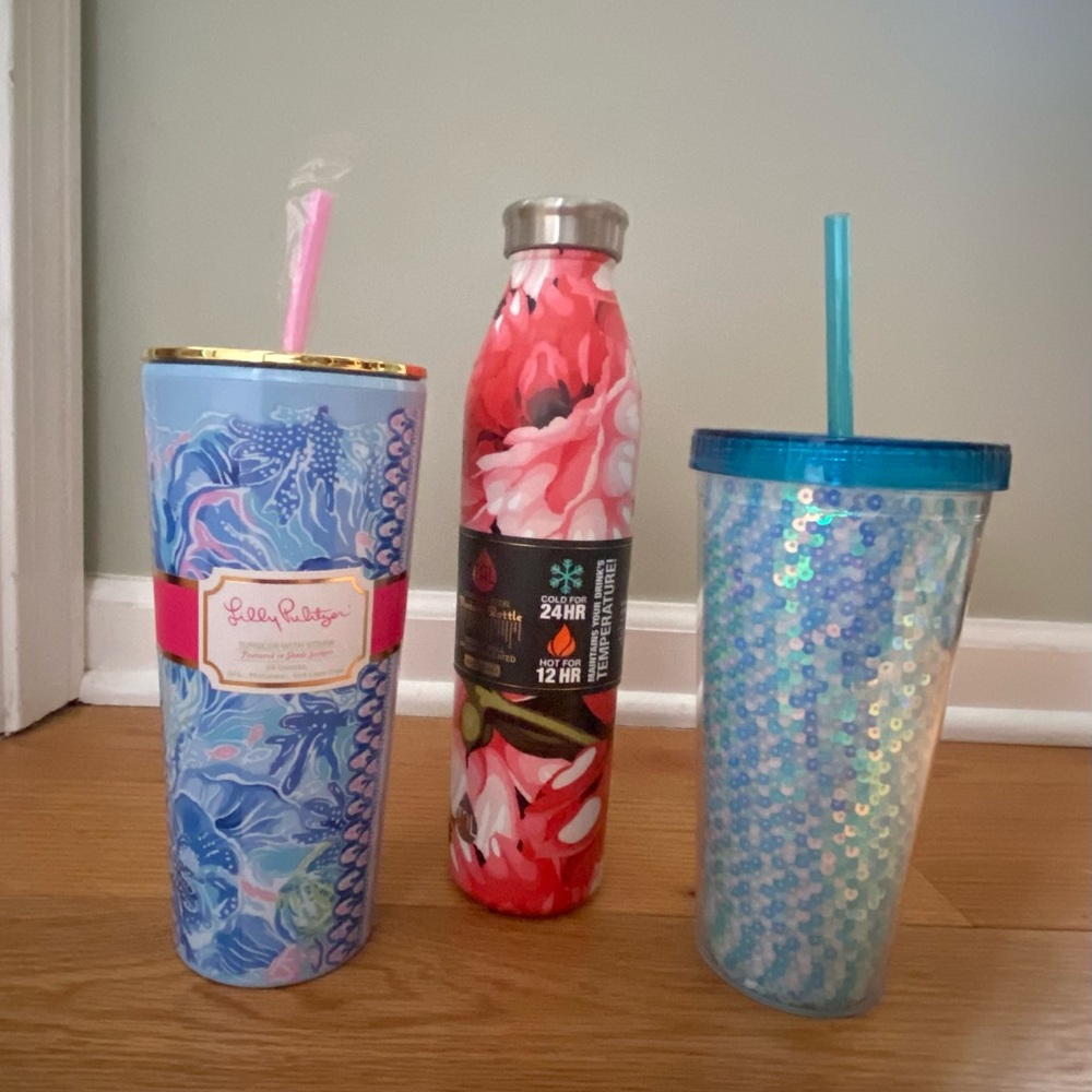 Brand new water bottles/tumblers.